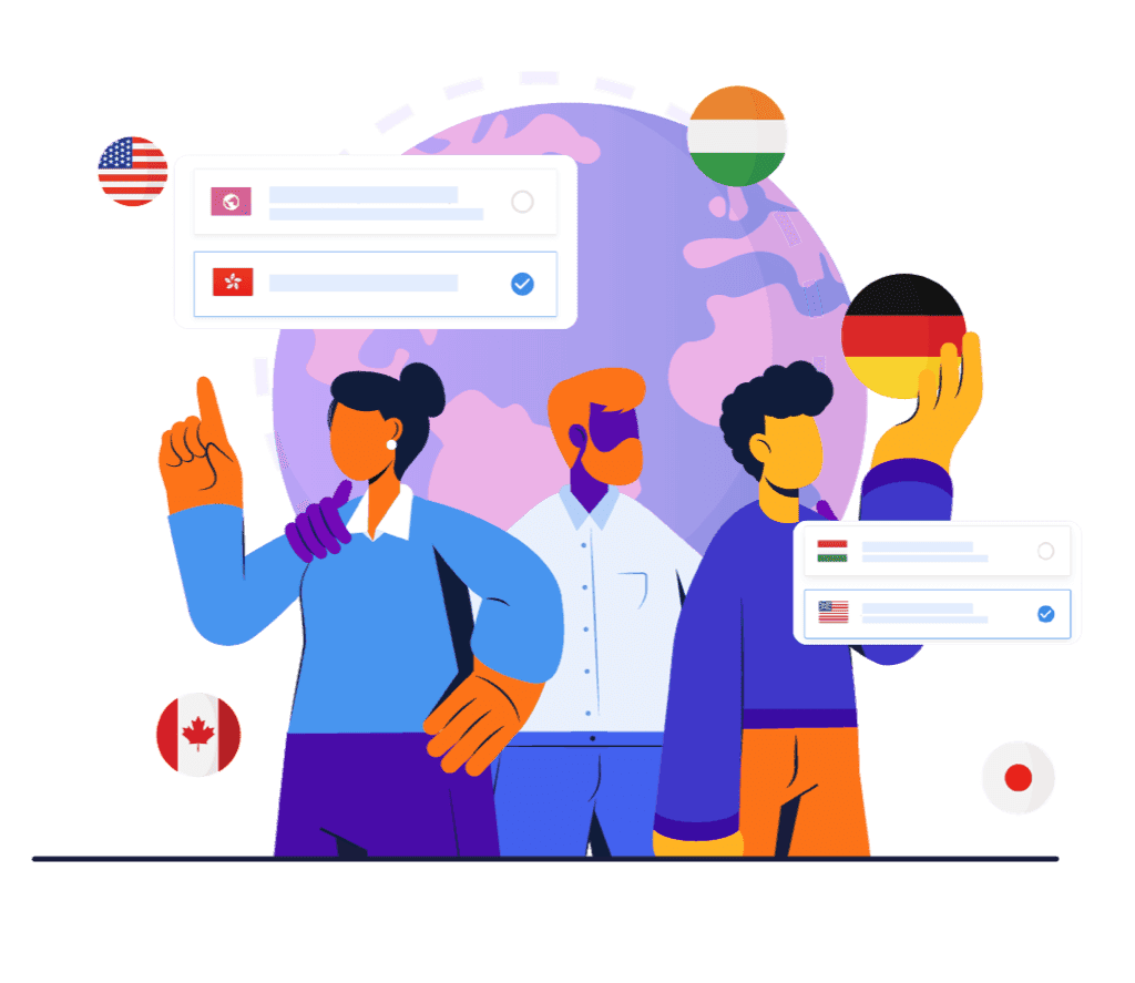 全球节点分布图